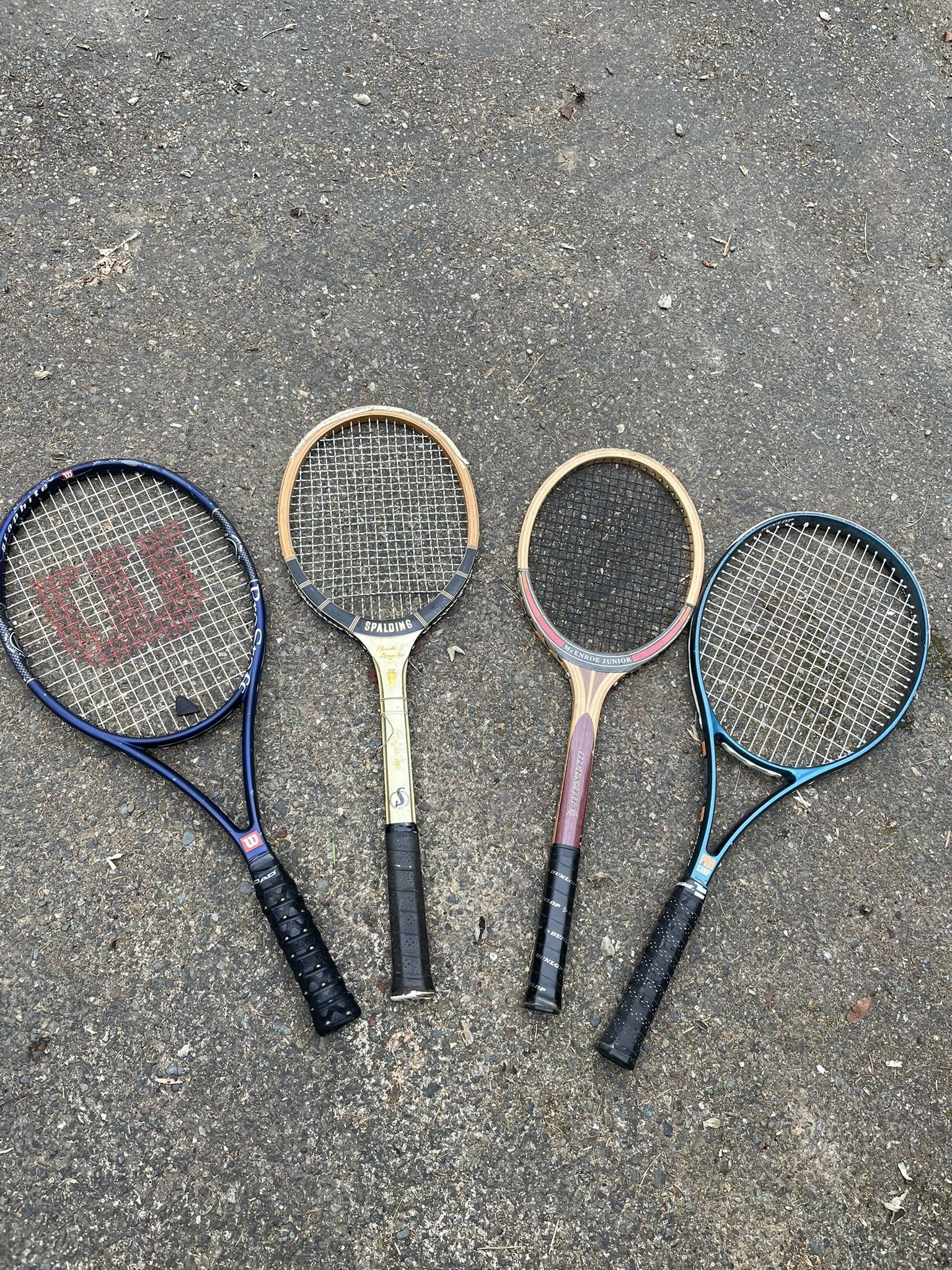 4 Tennis Rackets