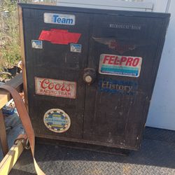 Vintage Antique Cedar Safe