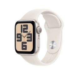 Apple Watch SE Gen 2 Beige 40mm Aluminum Starlight Sport Band (Brand New)