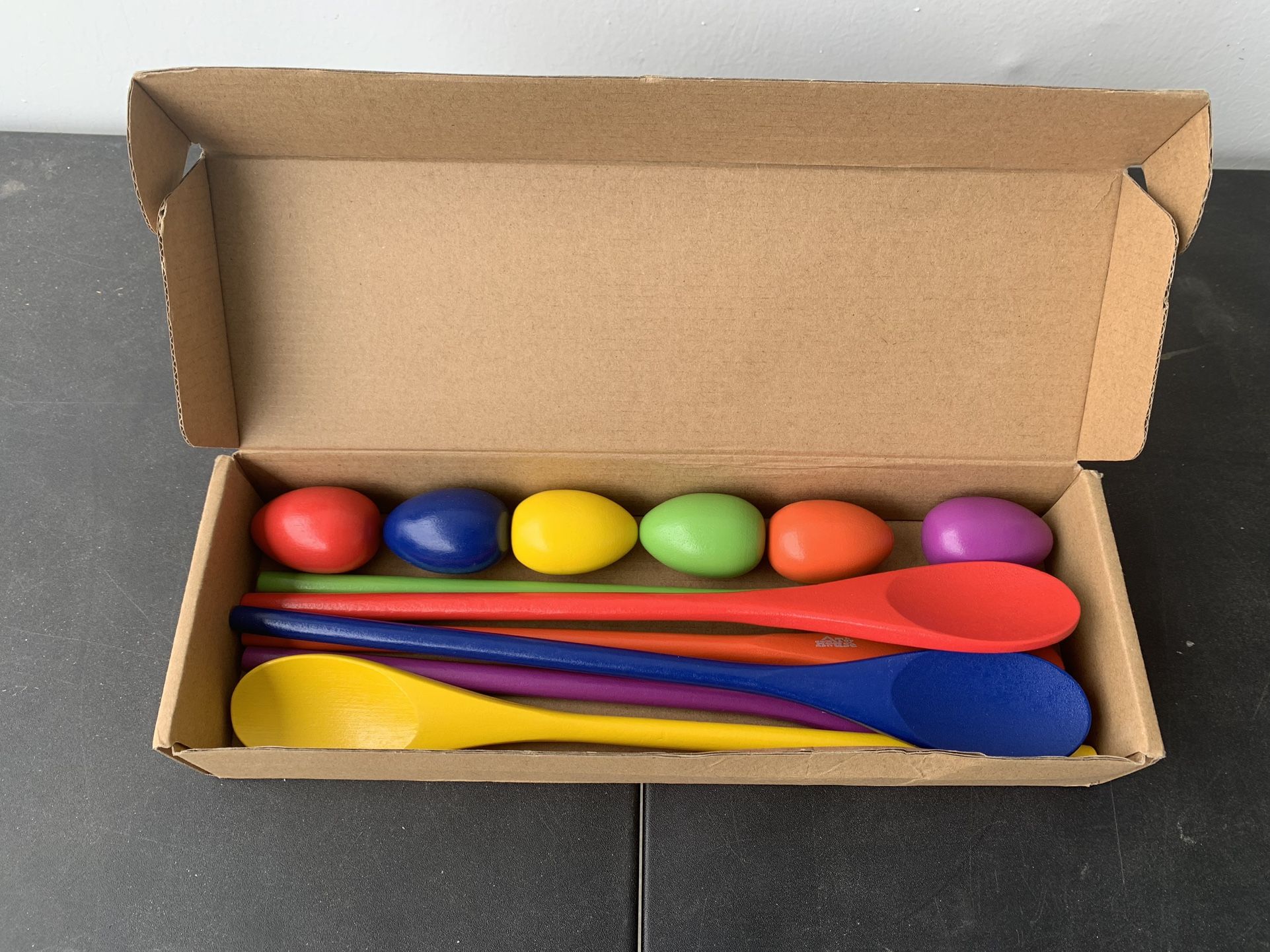 Wooden Spoon Egg Race Game for Kids Parties Picnics Lawn Game Birthdays