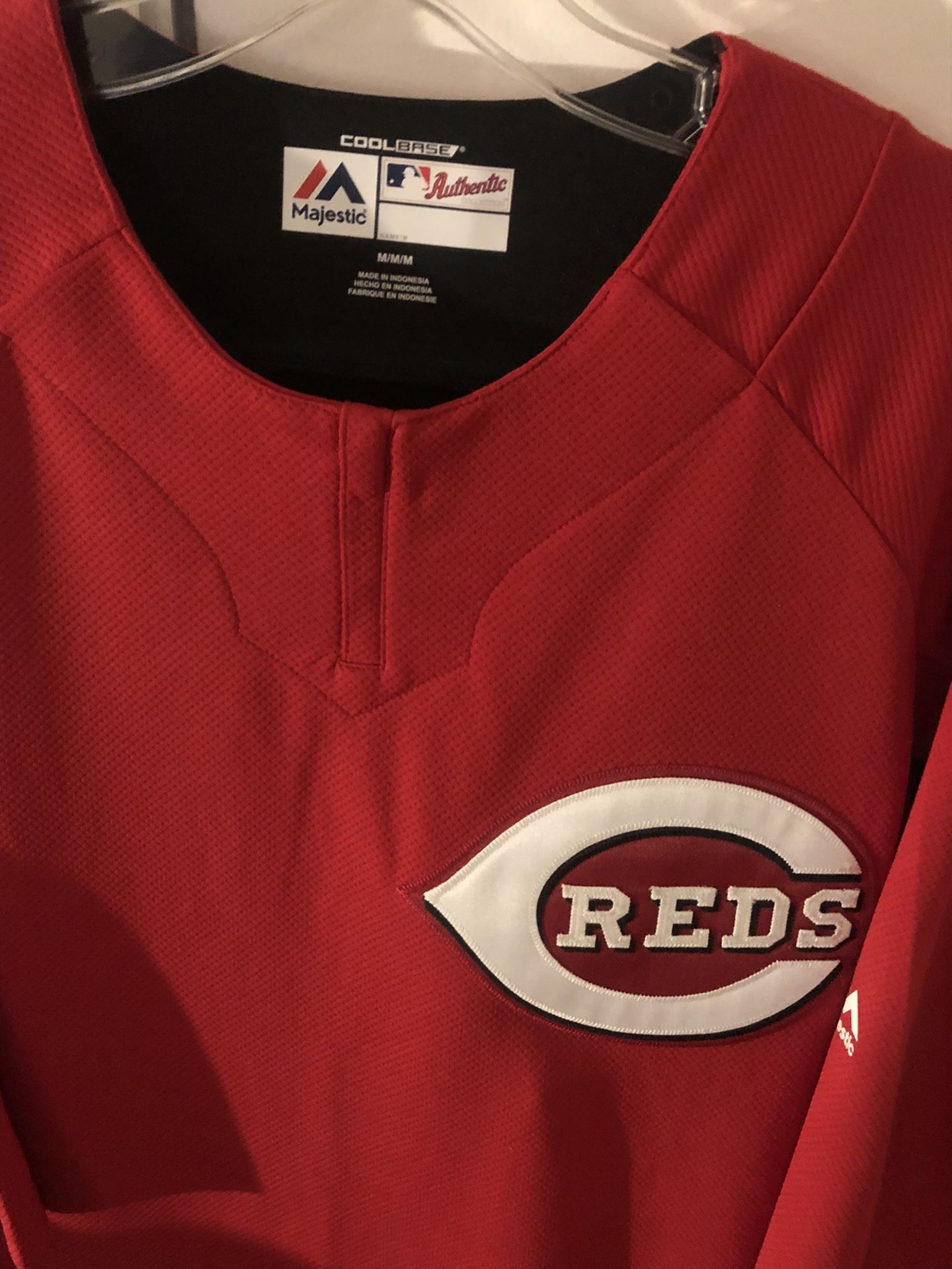Cincinnati Reds Majestic Men s MLB BP Jersey M MLB