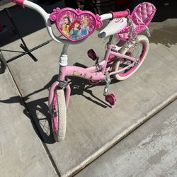 Girls 16” Princess Bike