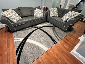 Sofa and Loveseat Set - EUC