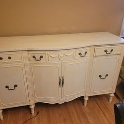 Antique Dining Buffet & Side Board 2 Piece