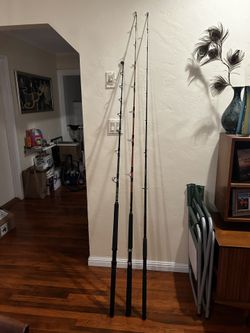 3 GOOD CONDITION RODS for sale
