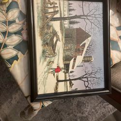 Painting by H. Hargrove.