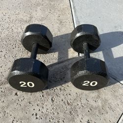 Pair Of 20LB Dumbbells