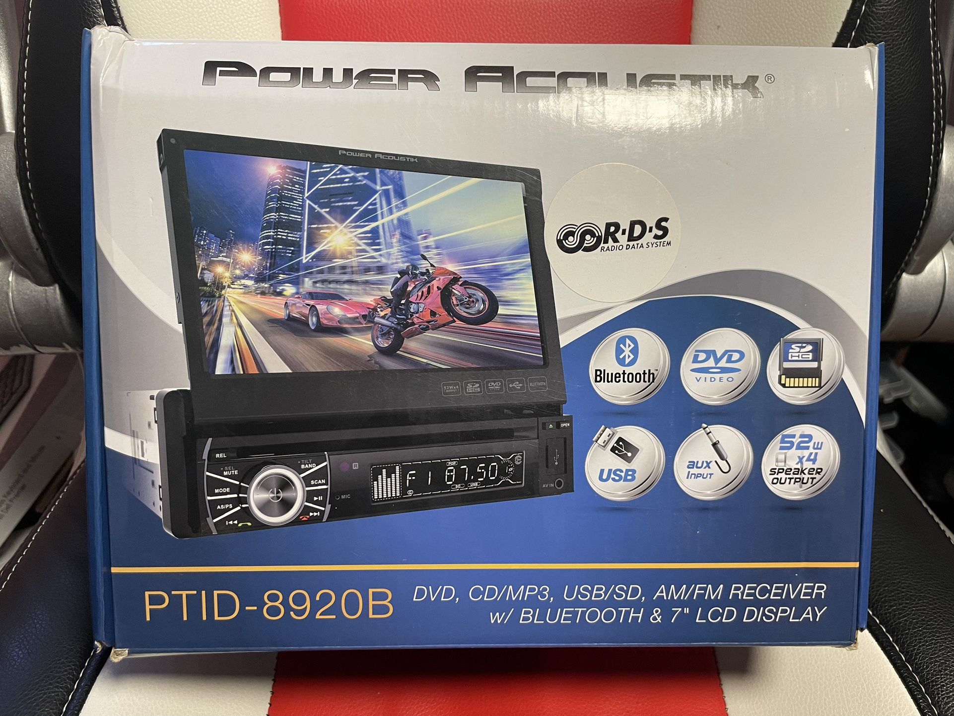 Power Acoustik Car Stereo 