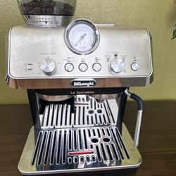 De'Longhi - La Specialista Arte Espresso Machine - Stainless Steel/Black