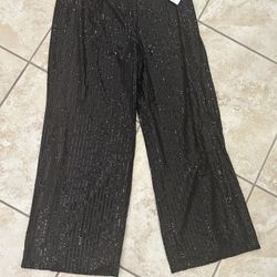 Michael Kors Women’s Sequinned High Waisted Pant Size 12 NEW!