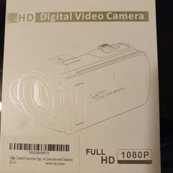 Digital Video Camera And Tripod