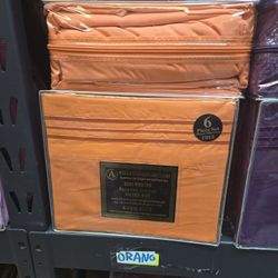 New 6pc King Deep Pocket Sheet Set All Sizes Available 