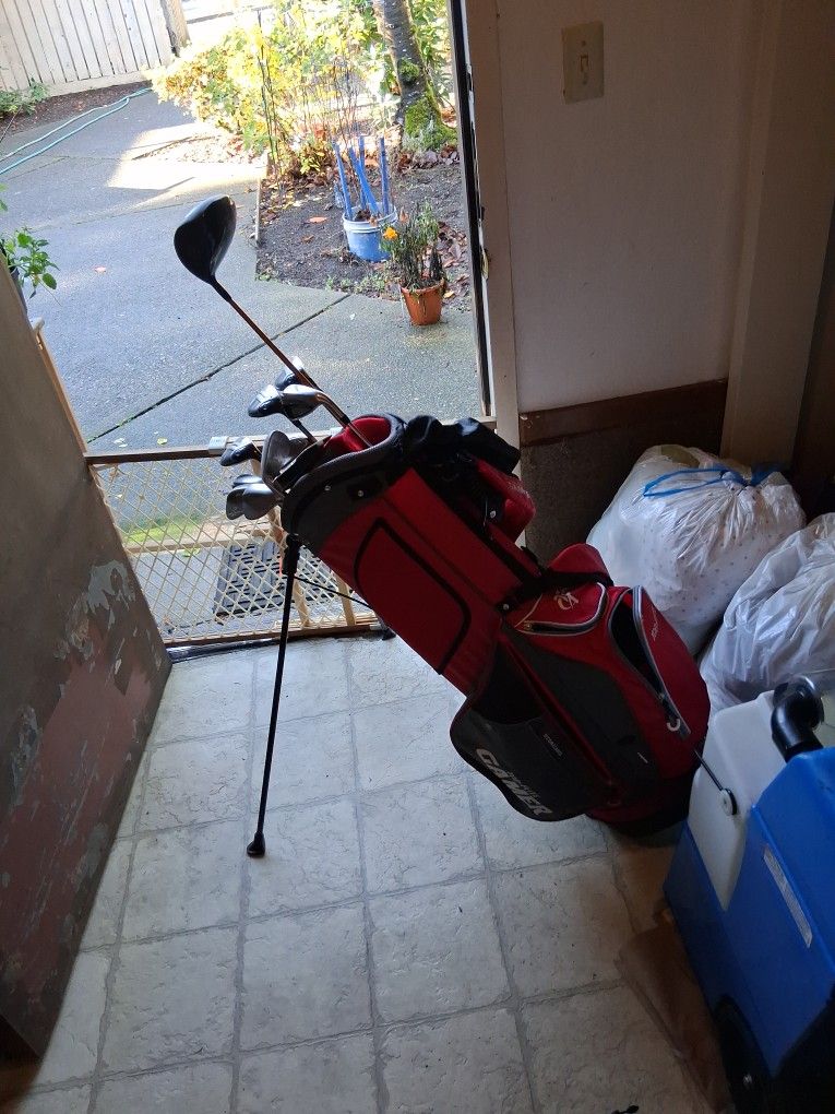Golf Clubs Set With Club Bag.all For 50$$