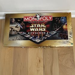 Star Wars Monopoly Game,  Episode 1,   Never Used