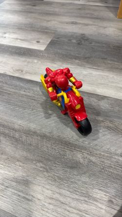 Iron Man And Toy Motorcycle