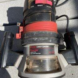 ***REDUCED***Sears Craftsman 1 1/2 HP Router. 25000 RPM