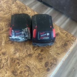 Milwaukee Batteries 5.0 And 2.0