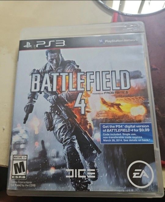 PS3 Battlefield 4 Limited Edition Video Game 