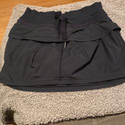 Lululemon Tennis/running Skort Black Size 4