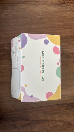 Mini sticker printer