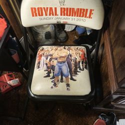 Royal Rumble Chair From The Actual Event