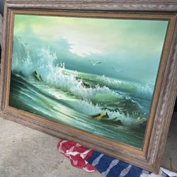 Beach Ocean Painting Picture 