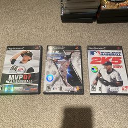 PlayStation 2 Baseball Games $4 Each 