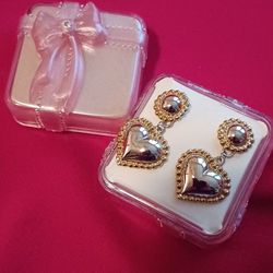 Valentine HEARTS Sterling Earrings❣️💘💕