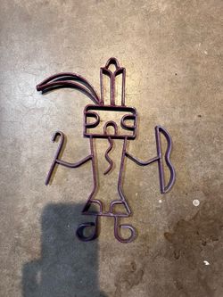 Wrought Iron Kachina