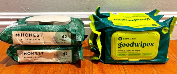 Flushable Wet Wipes - Honest Co, Goodwipes