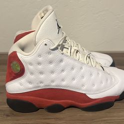 Jordan Air Jordan 13 Retro Chicago White Red Black Leather 