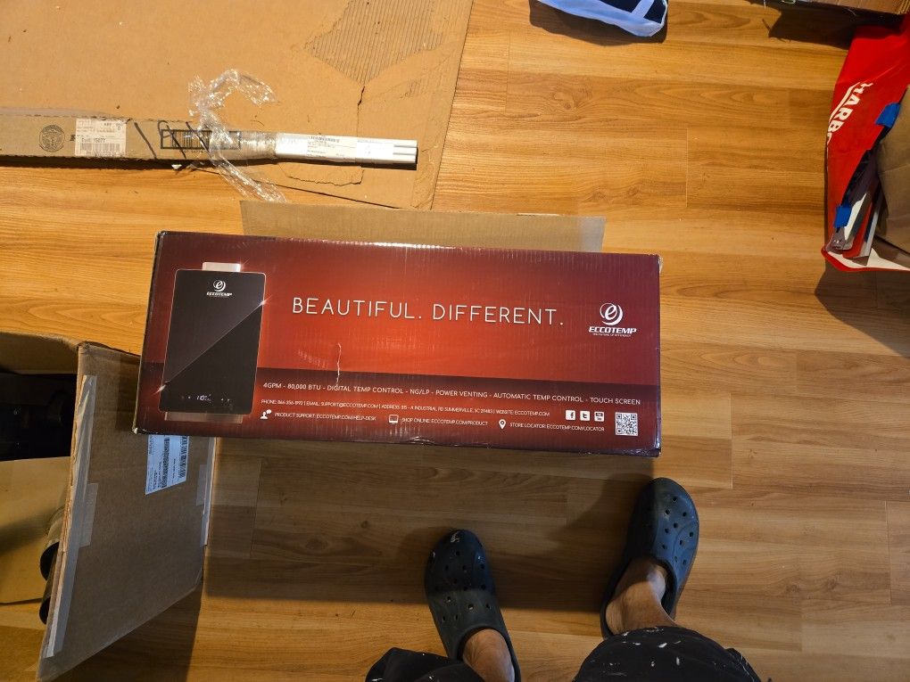 Eccotemp On Demand Water Heater ( Never USED)