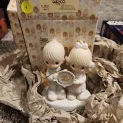 God Blessed Our Years Together With So Much Love And Happiness (10th Anniversary) - Precious Moment Figurine