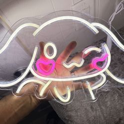 Cinnamoroll neon sign
