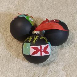 Handmade Glass Christmas Bulbs