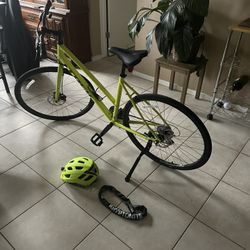 Trek hybrid Lime Green Bicycle  