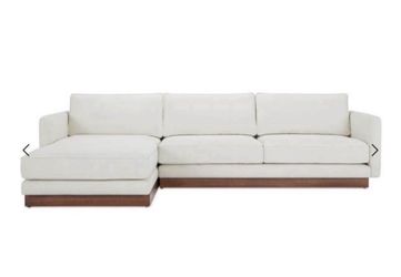 Moe’s home Vernon white sectional right chaise