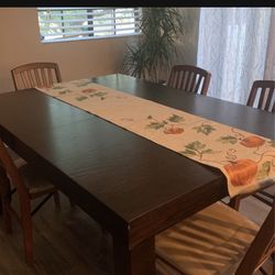 Dining Room Table With China 