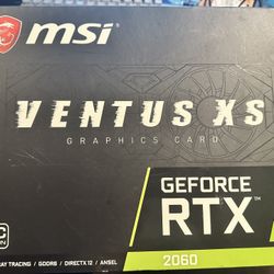 MSI RTX 2060 Video Card
