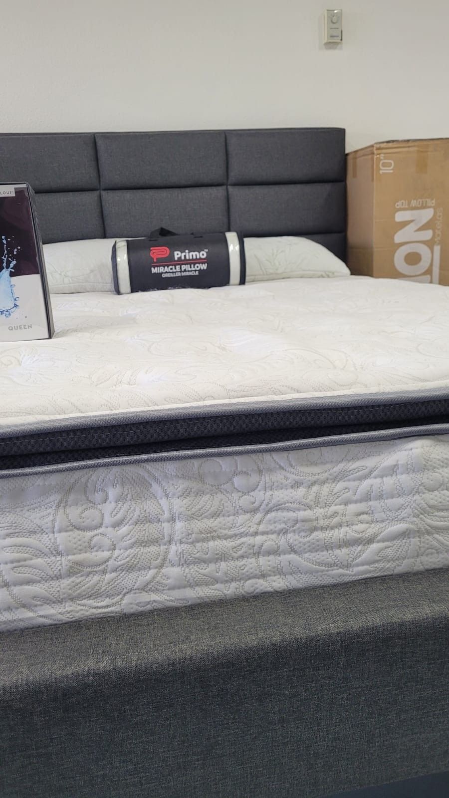 Brand New Plush Orthopedic Pillowtop Mattress With Lumbar Gel Support - Twin Full Queen King and Cali King Bed In A Box 📦