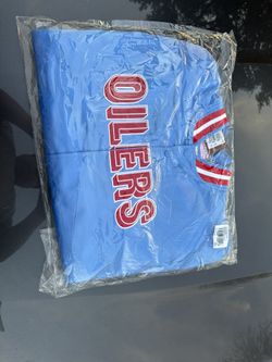 Houston Oilers Satin Jacket NEW SZ 2XL