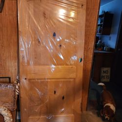 Solid Wood Door 36"By 80" 1. 3/4"thick.