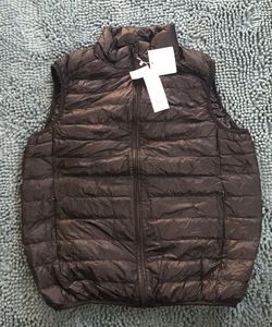 NEW WITH TAGS BLACK POCKETABLE PUFFER VEST WITH CARRIER