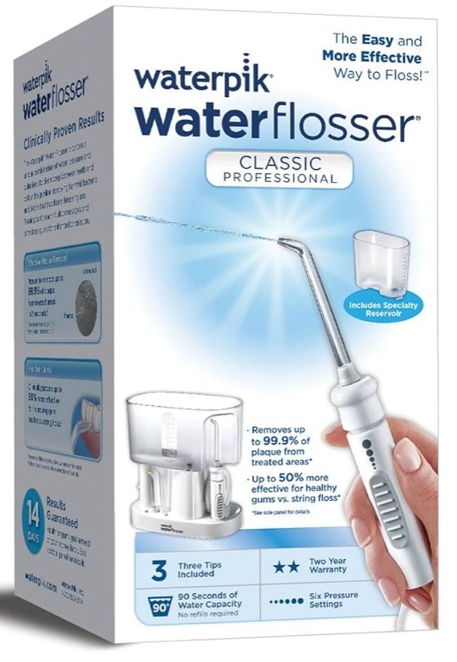 Waterpik Classic Professional Water Flosser, Electric Power With 6 Settings