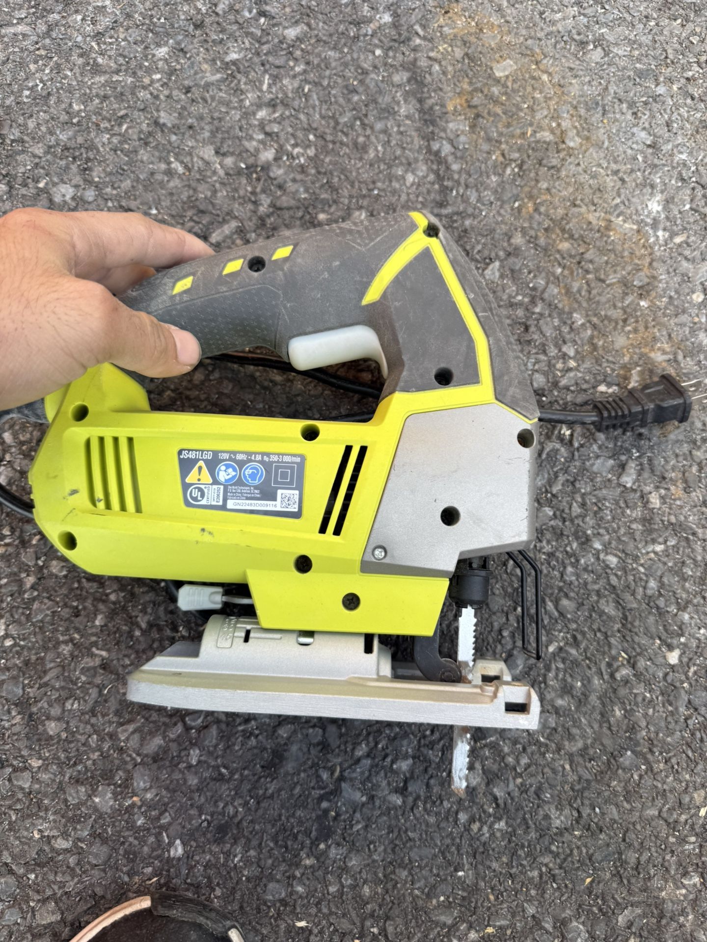 4.8 Amp Corded Variable Speed Orbital Jig Saw