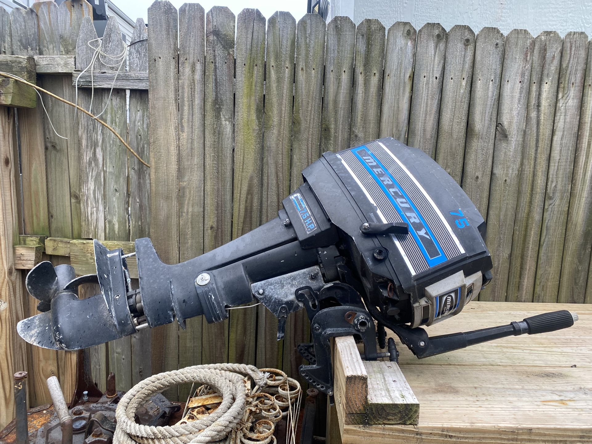 1975 Mercury 7.5hp Outboard Motor