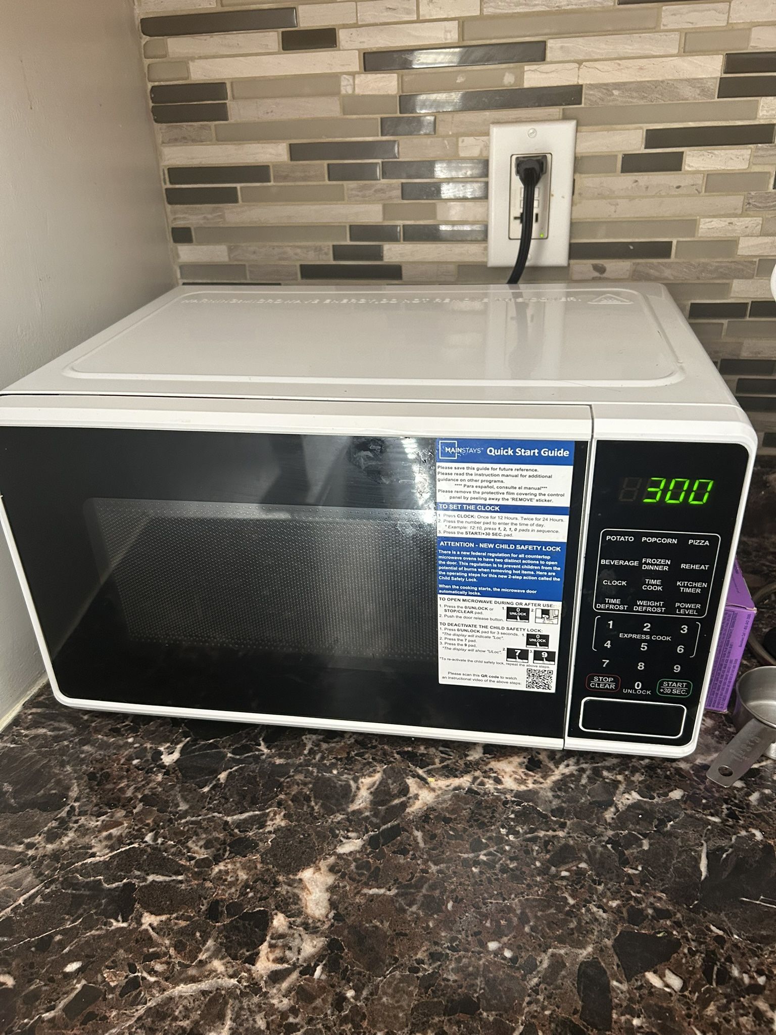 White Microwave