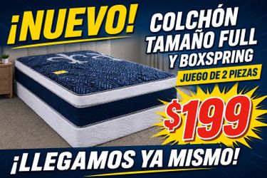 🇺🇸🇺🇸 NUEVO COLCHON FULL SET $199