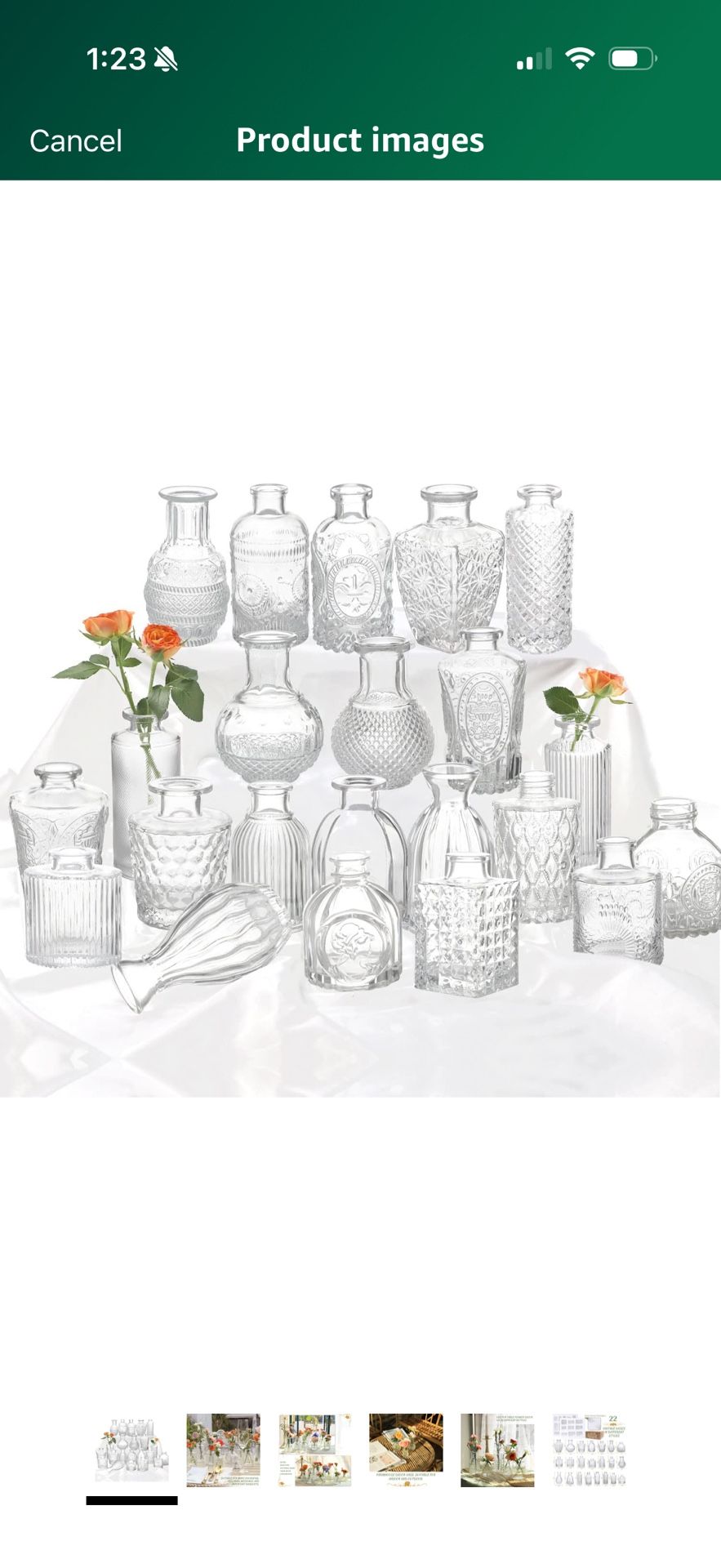 Glass Bud Vase Set of 30 Small Vases for Flowers, Clear Centerpieces, Mini in Bulk Rustic Wedding Decorations, Vintage Look Home Table Flower Decor