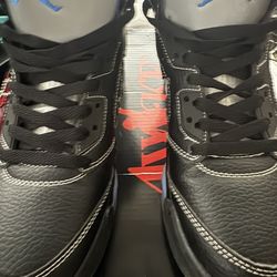 jordan 5s awake ny x jordan 5s black/blue 